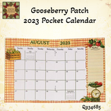 Gooseberry Patch 2023 Pocket Calendar