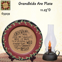 Grandkids Are Plate 11.25"D