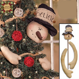 Believe Top Hat Snowman Tree Hugger Honey & Me