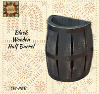 Wood Half Barrel in Assorted Colors