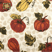 Fall Harvest Garden Jute Burlap Natural Pillow or Table Mat/Napkin