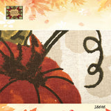 Fall Harvest Garden Jute Burlap Natural Pillow or Table Mat/Napkin