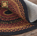 Heritage Farms Jute Rug Oval or Rectangle  w/ Durable & Non-slip Pad  20x30