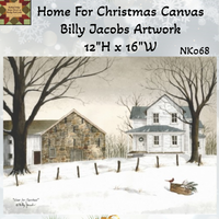 Home for Christmas  Canvas Artwork