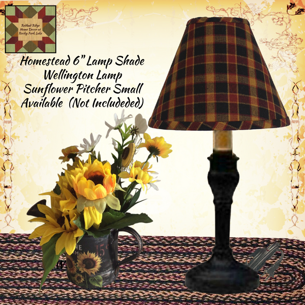 Homestead Cloth Lamp Shade Varies Sizes