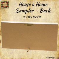 Ivory Framed House a Home Sampler Stitchery