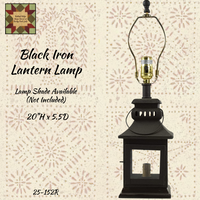 Iron Lantern Lamp