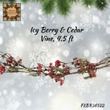 Icy Berry & Cedar Wreath or Vine