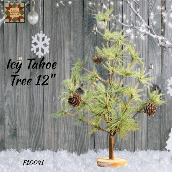 Christmas Icy Tahoe Trees 12" & 15"
