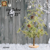 Christmas Icy Tahoe Trees 12" & 15"