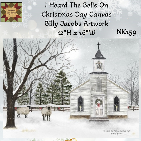 I Heard The Bells On Christmas Day Canvas Artwork