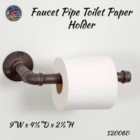 Faucet Pipe Toilet Paper Holder