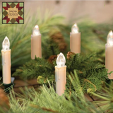 Ivory Remote, Timer Taper Candle Clips Set of 10