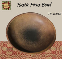 Rustic Fixins' Aged Treenware Bowl