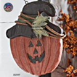 Fall Jack-O-Lantern w/Twig on Hat Arrow Replacement Sign