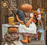 Joanne Pumpkin Doll w/Crow 27"H