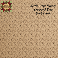 Kettle Grove Runner Applique Crow and Star 13" x 36"