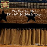 Delaware Star Black & Khaki Bedding   **50% Savings