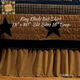 Delaware Star Black & Khaki Bedding   **50% Savings