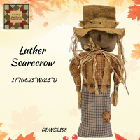 Luther Scarecrow 17"H
