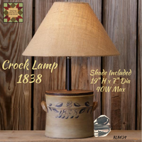 Crock Lamp 1838