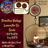 Lancaster Co. Reproduction Scale (13.5x31.5")