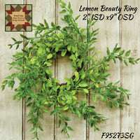 Lemon Beauty Bushes, Wreath & Bushes
