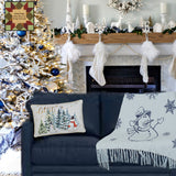 Christmas Pillow Let It Snow 14"x22"
