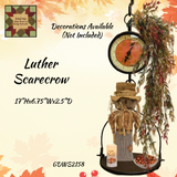 Luther Scarecrow 17"H