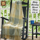 Misty Morning Woven Throw 50"x60"