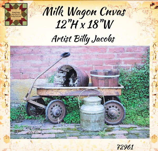 Milk Wagon Canvas Artist Billy Jacobs