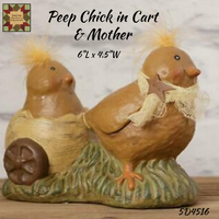 Mother & Baby Peep Chic in Cart