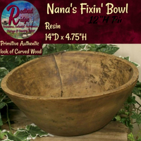 Rustic Reproduction Nana's Fixin' Bowl