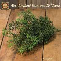 New England Boxwood Wreaths 2"ISD, 4"ISD & 19"Bush