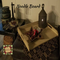 Distressed Black Wood Noodle Board