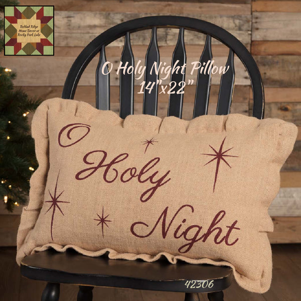 O Holy Night Pillow14x22