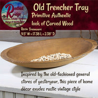 Olde Trencher Bowl Tray