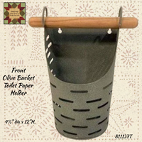 Olive Bucket Toilet Paper Holder
