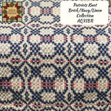 Patriots Knot Brick/Navy/Linen Tabletop Americana/Patriotic Collection