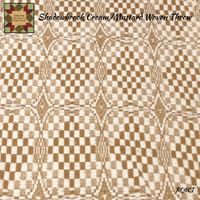 *Shadowbrook Mustard & Cream Woven Throw Blanket