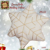 Christmas Pillow Snowflake