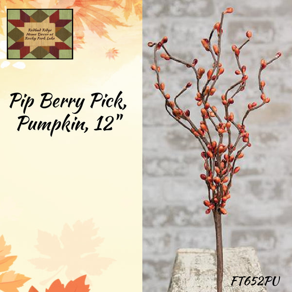 Pumpkin Pip Berry Pick 12"