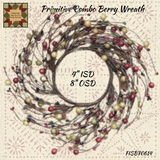Primitive Combo Berries Wreaths & Pick