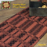 PUMPKIN/BLACK Throw & Table Top Collection