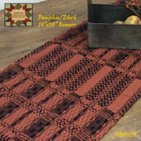 PUMPKIN/BLACK Throw & Table Top Collection