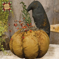 Fall Pumpkin & Crow Stuffed with Pip Berries