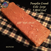 Scented Pumpkin Crumb Cake Candles Pillar, Loaf Potpourri Fixins' & Refreshing Oil