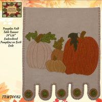 Pumpkin Fields Runner or Pillow