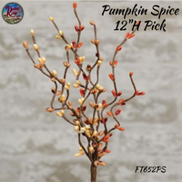 Pumpkin Spice Pip/Star Wreaths, Pick & Garland