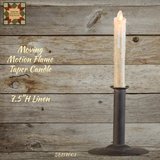 Taper Moving Motion Flame Timer Candle 7.5"H 3 Colors